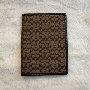Coach Signature Passport Holder